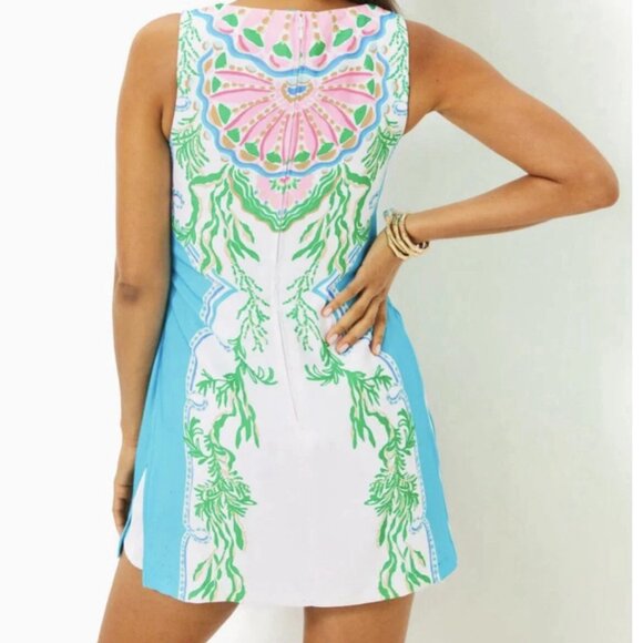 NEW Lilly Pulitzer DONNA Sleeveless Romper, CALYPSO SUN - Picture 4 of 11